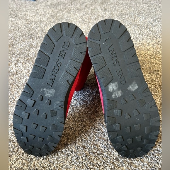 Land’s End like new women’s red suede insulated winter boots size 7 - Picture 6 of 8